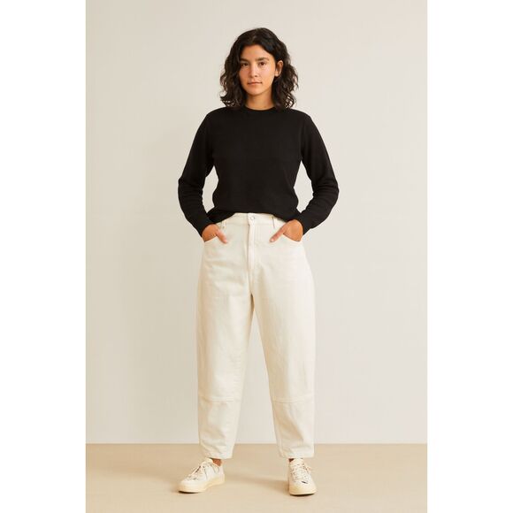 EVERLANE Light Blue Barrel Wide Leg Pants Jeans Trousers  Women's Size 6 - Picture 1 of 11